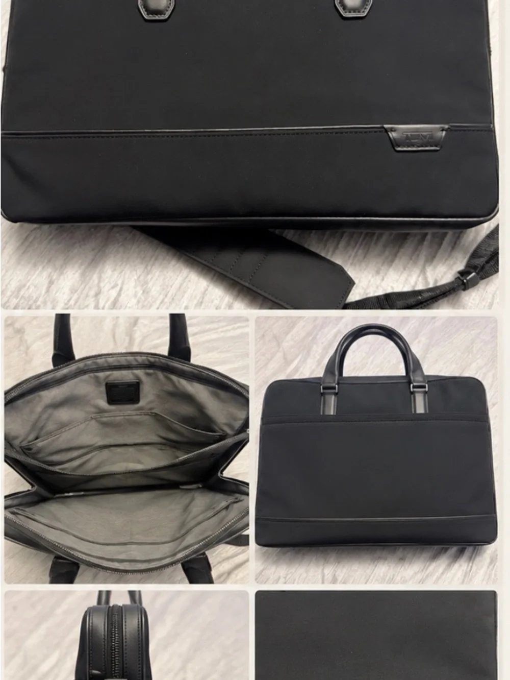 TUMI Harrison Barnes Briefcase - Black - New - Never Used